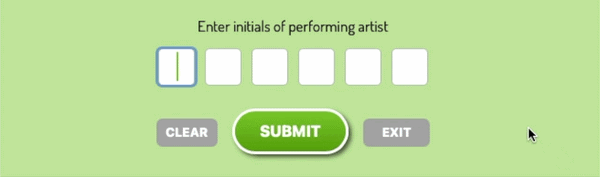 animated gif showing how to input your answer